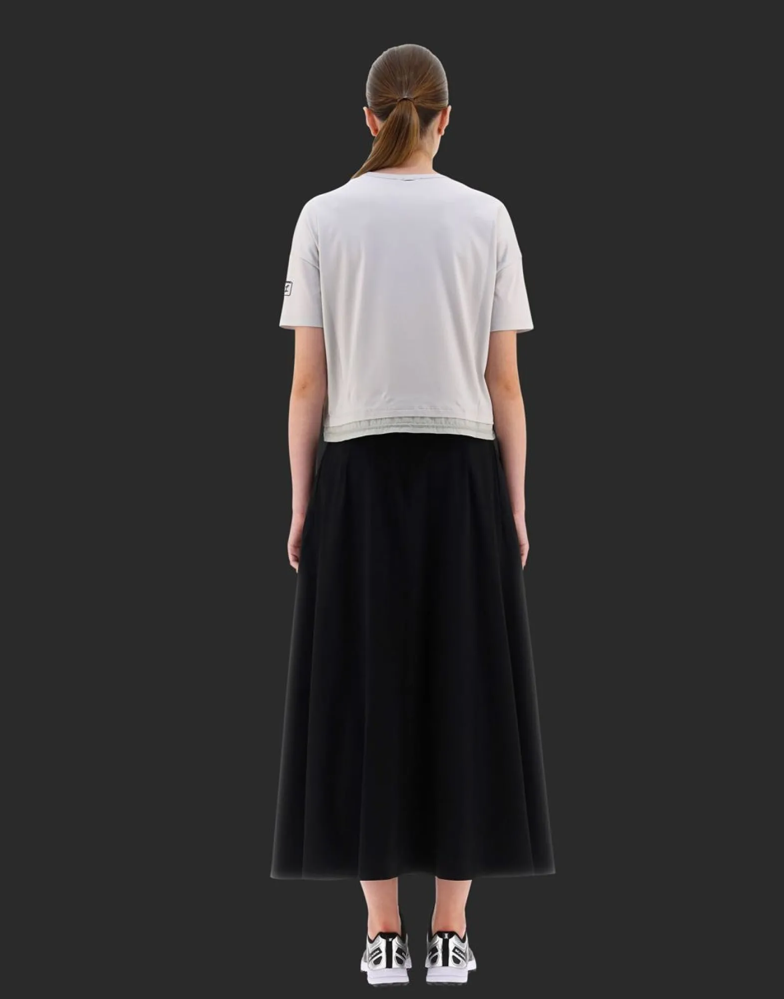 Herno T-Shirt In Dynamic Interlock And Light Opalescent