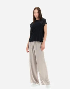 Herno T-Shirt In Light Scuba & Stretch Tulle