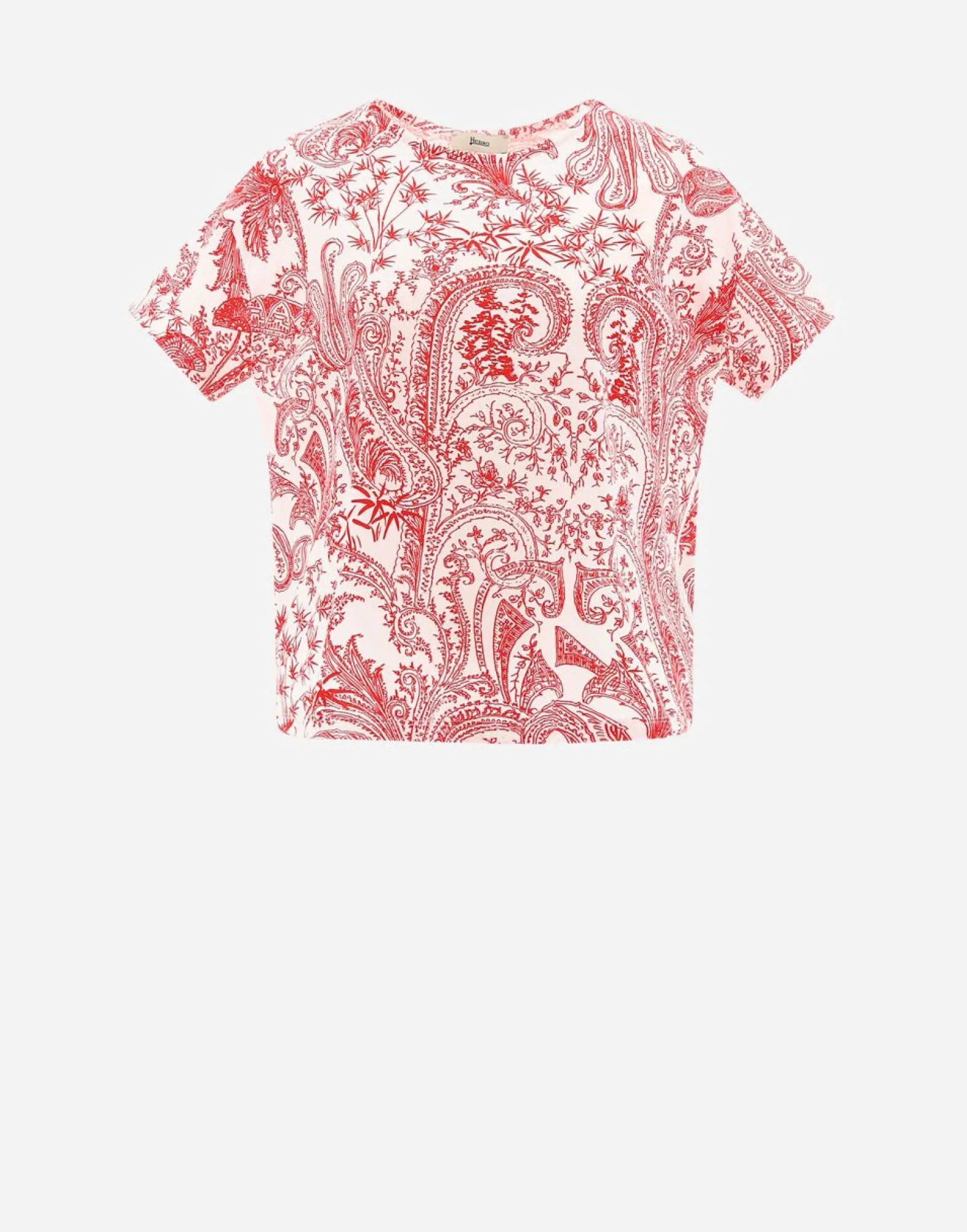 Herno T-Shirt In Oriental Fancy Jersey