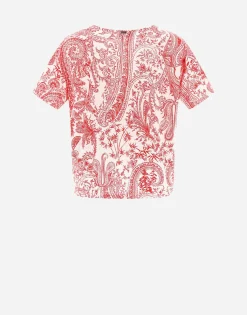 Herno T-Shirt In Oriental Fancy Jersey