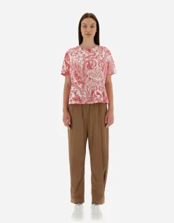 Herno T-Shirt In Oriental Fancy Jersey