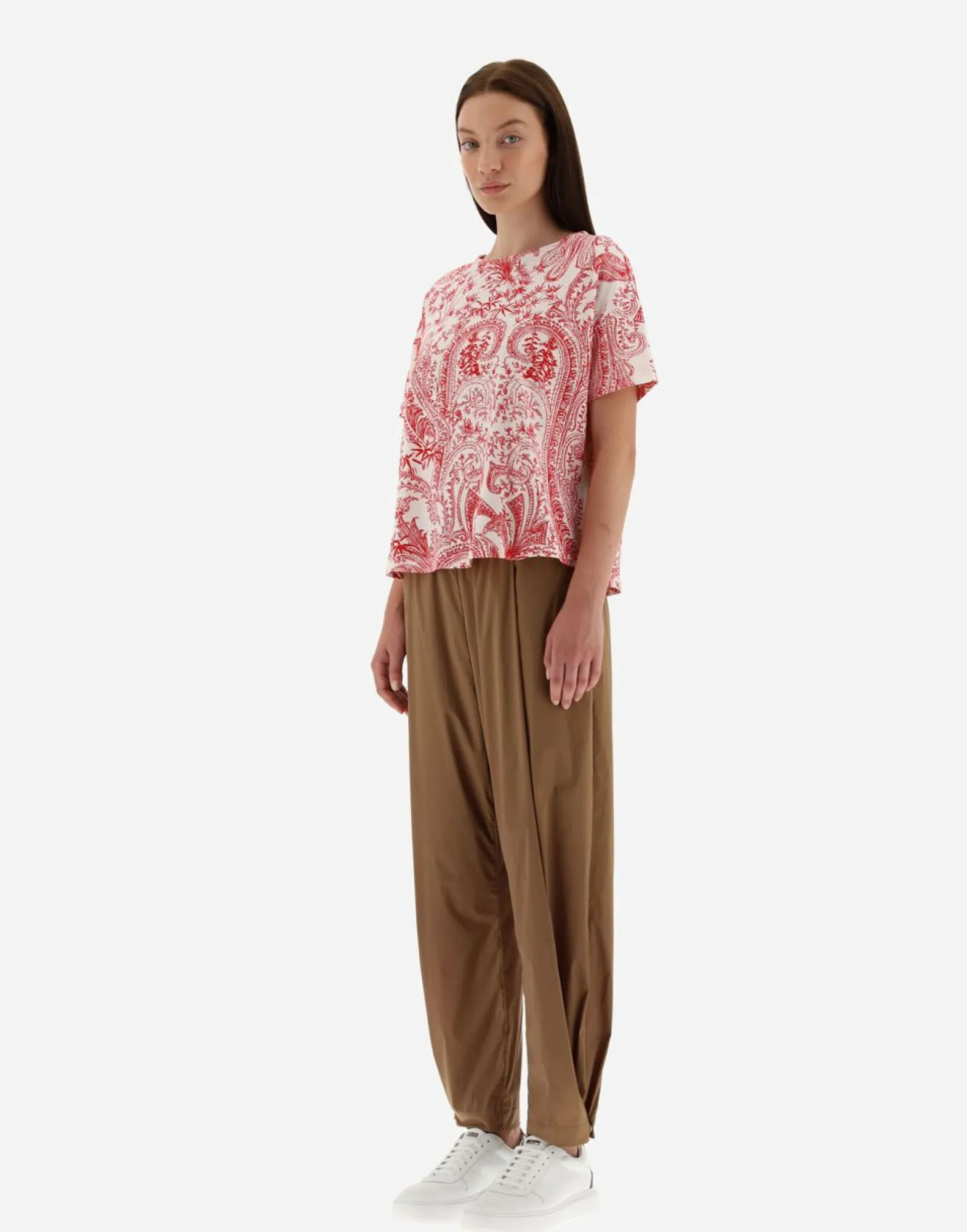 Herno T-Shirt In Oriental Fancy Jersey