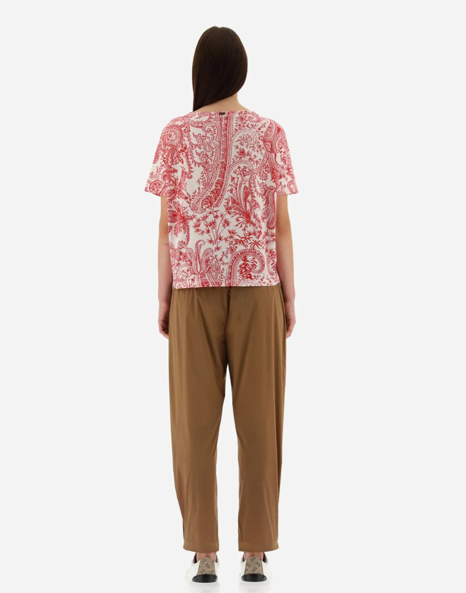 Herno T-Shirt In Oriental Fancy Jersey