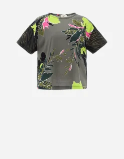 Herno T-Shirt In Safari Patch Jersey