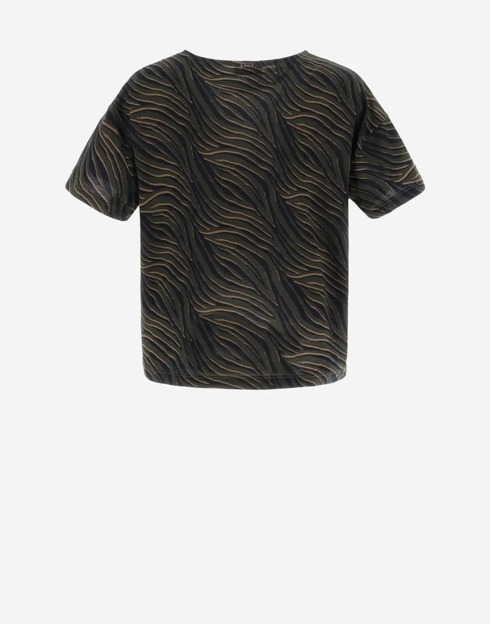 Herno T-Shirt In Safari Patch Jersey