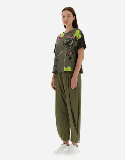 Herno T-Shirt In Safari Patch Jersey
