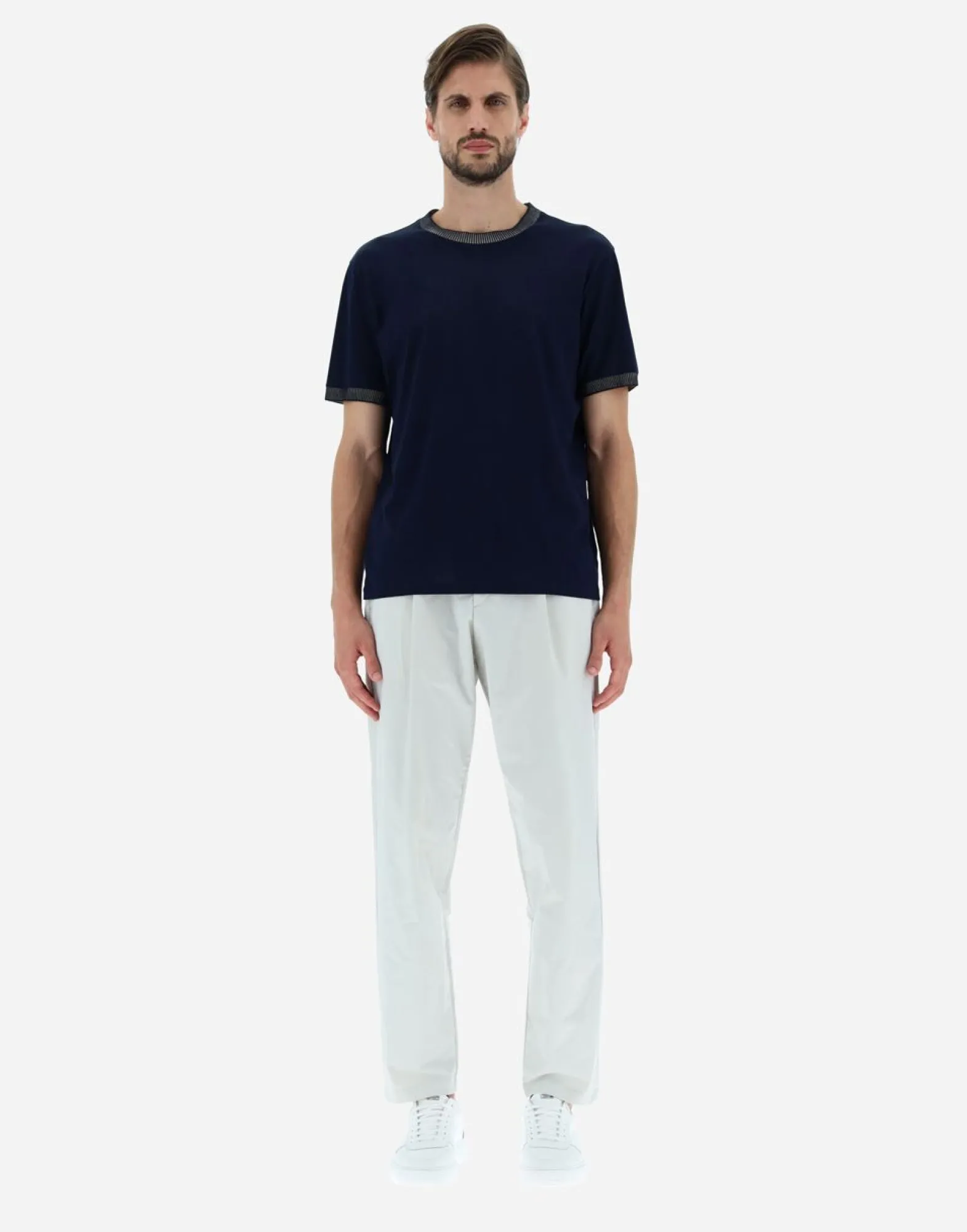 Herno T-Shirt In Superfine Cotton