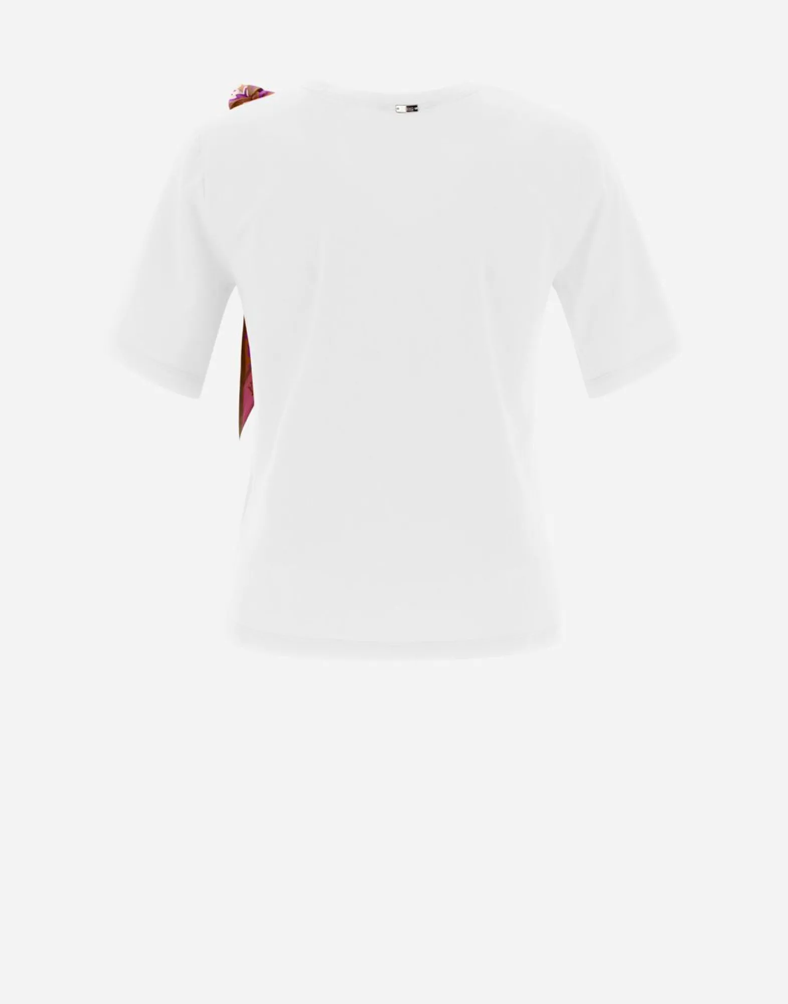 Herno T-Shirt In Superfine Cotton Stretch With Bubble Scarf