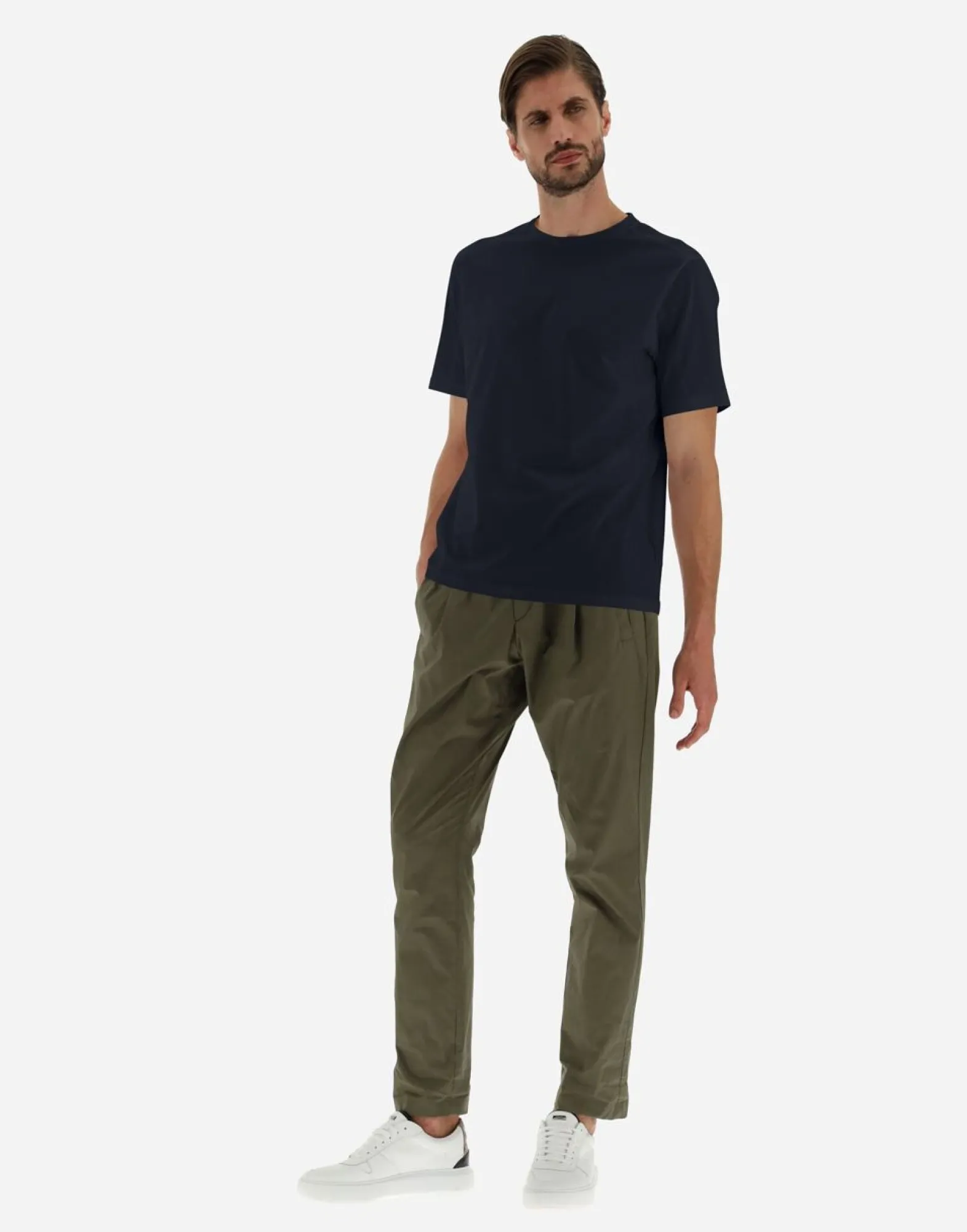 Herno T-Shirt In Superfine Cotton Stretch