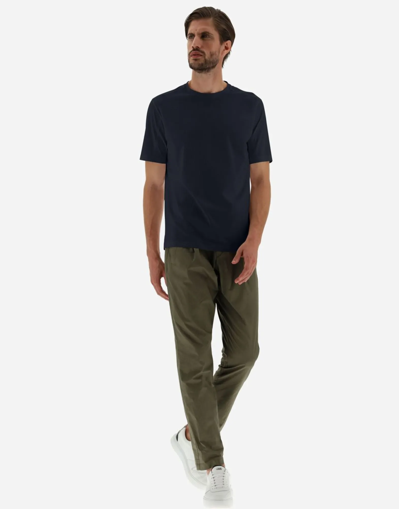 Herno T-Shirt In Superfine Cotton Stretch