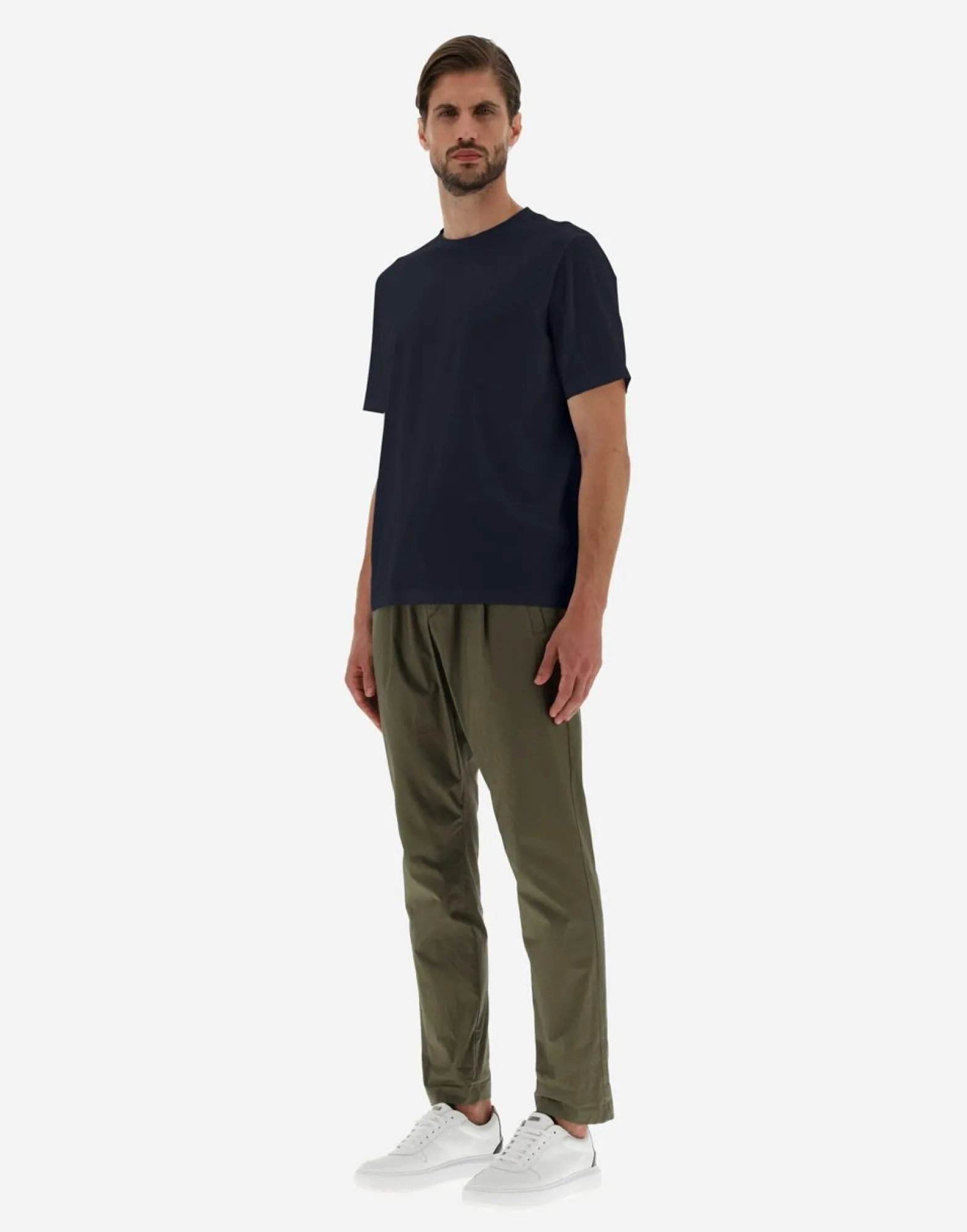 Herno T-Shirt In Superfine Cotton Stretch
