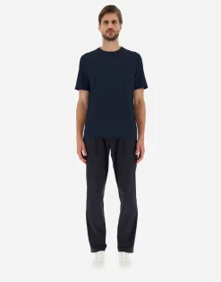 Herno T-Shirt In Superfine Cotton Stretch