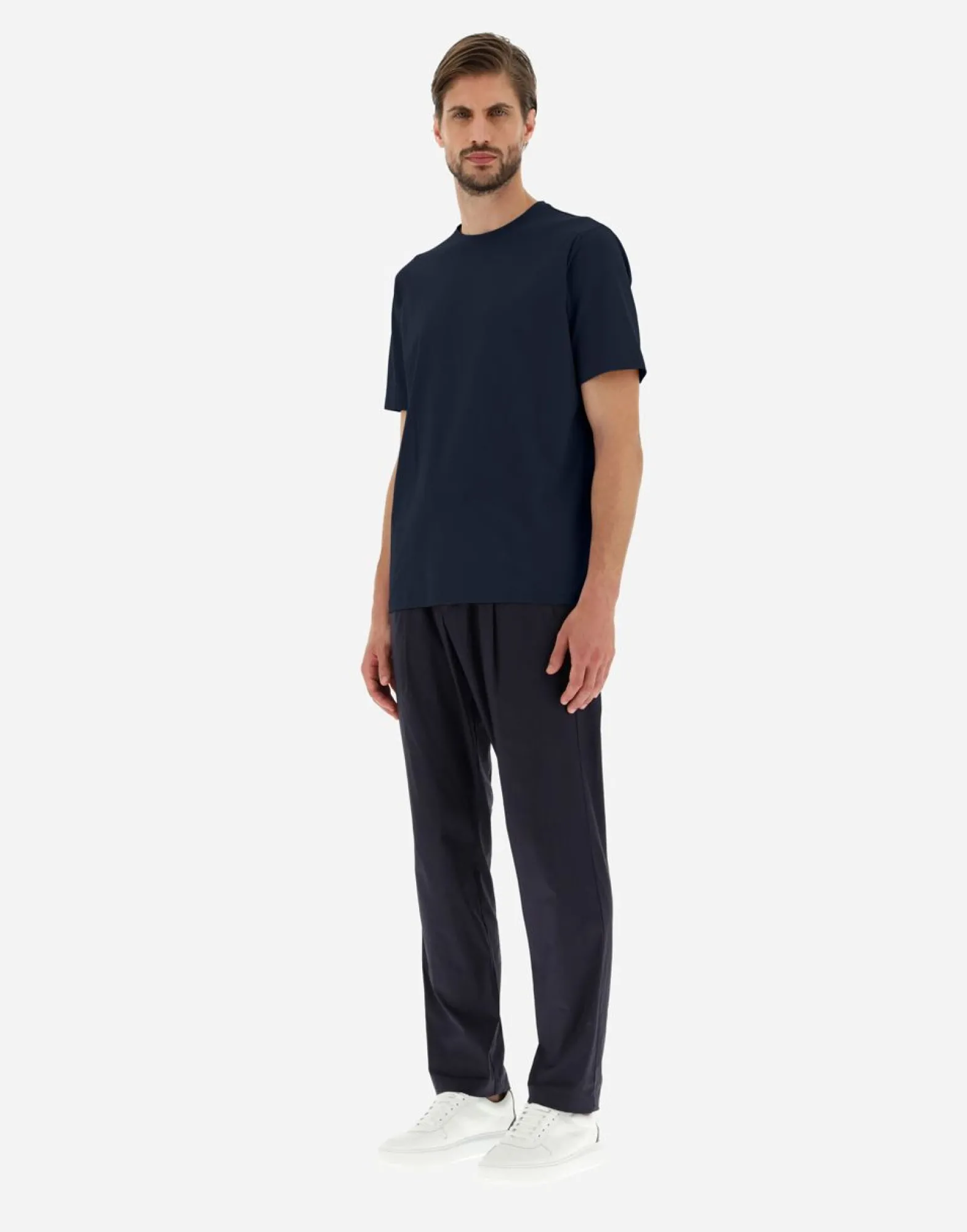Herno T-Shirt In Superfine Cotton Stretch
