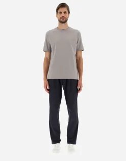 Herno T-Shirt In Superfine Cotton Stretch