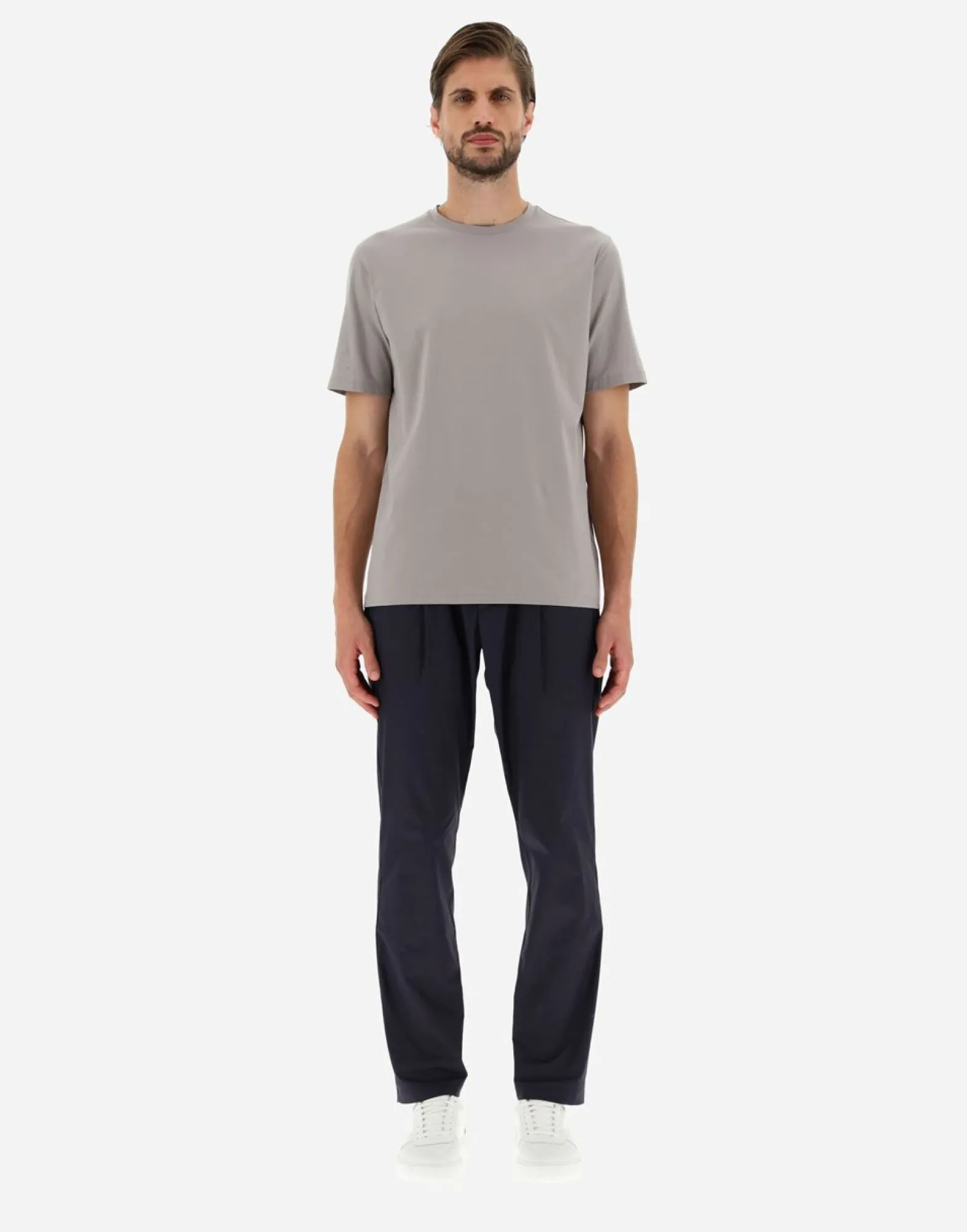 Herno T-Shirt In Superfine Cotton Stretch