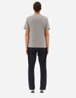Herno T-Shirt In Superfine Cotton Stretch