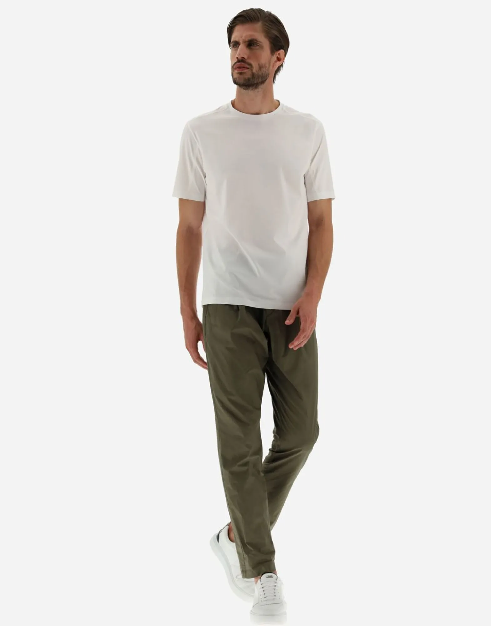 Herno T-Shirt In Superfine Cotton Stretch