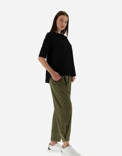 Herno T-Shirt With Three-Quarter Sleeves In Spring Ultralight Scuba