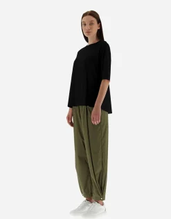 Herno T-Shirt With Three-Quarter Sleeves In Spring Ultralight Scuba