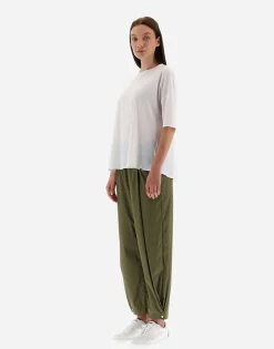 Herno T-Shirt With Three-Quarter Sleeves In Spring Ultralight Scuba