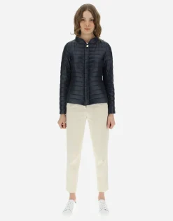 Herno Ultralight Nylon Slim Jacket With Collar