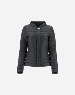 Herno Ultralight Nylon Slim Jacket With Collar