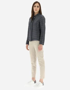 Herno Ultralight Nylon Slim Jacket With Collar