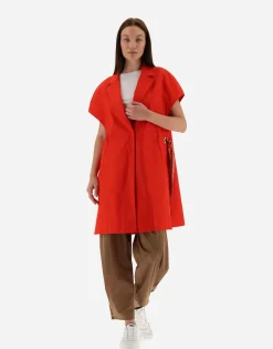 Herno Waistcoat In Delon With Scarf