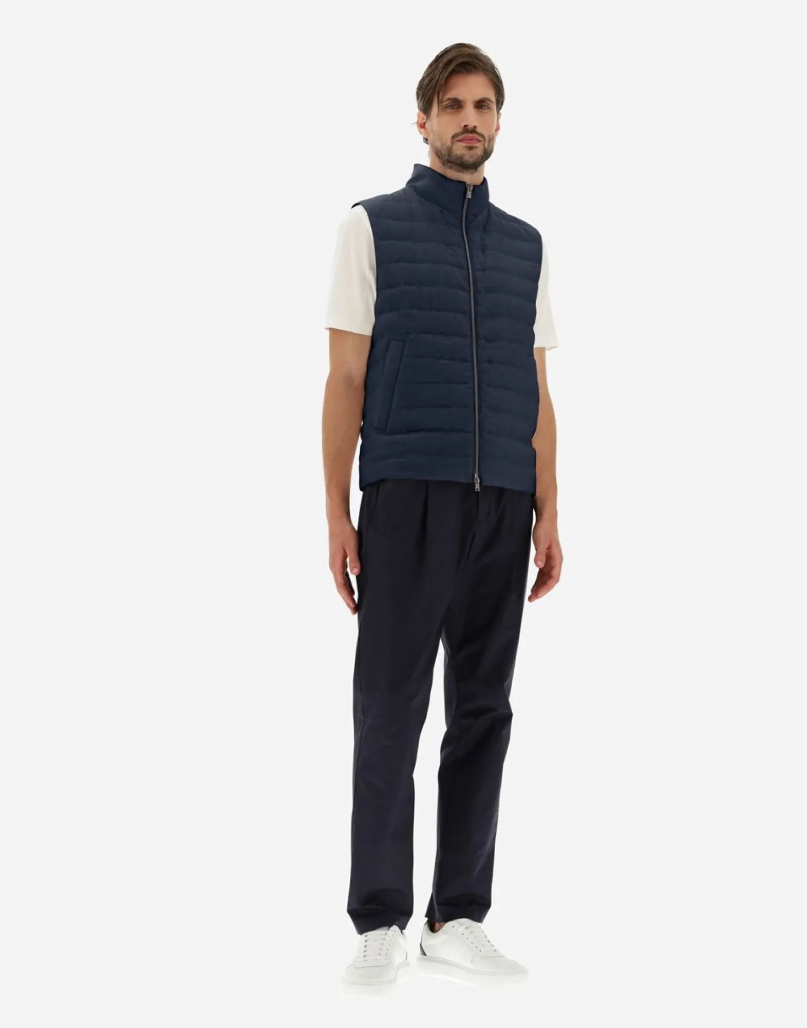 Herno Waistcoat In New Lino