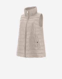 Herno Waistcoat In Nylon Ultralight & New Techno Taffeta