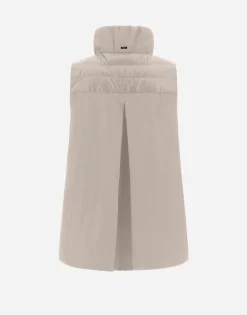 Herno Waistcoat In Nylon Ultralight & New Techno Taffeta