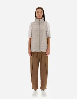 Herno Waistcoat In Nylon Ultralight & New Techno Taffeta