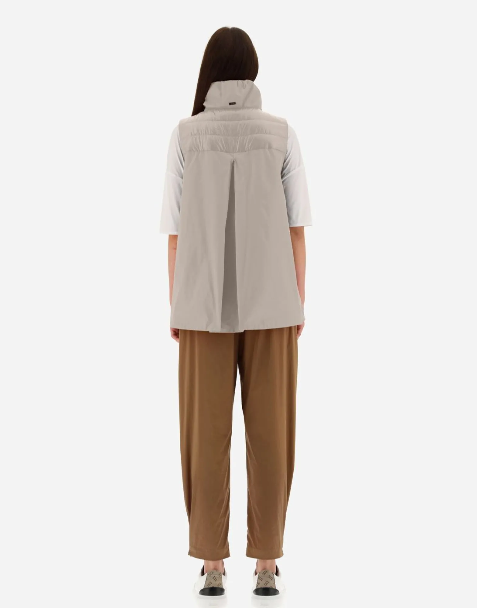 Herno Waistcoat In Nylon Ultralight & New Techno Taffeta