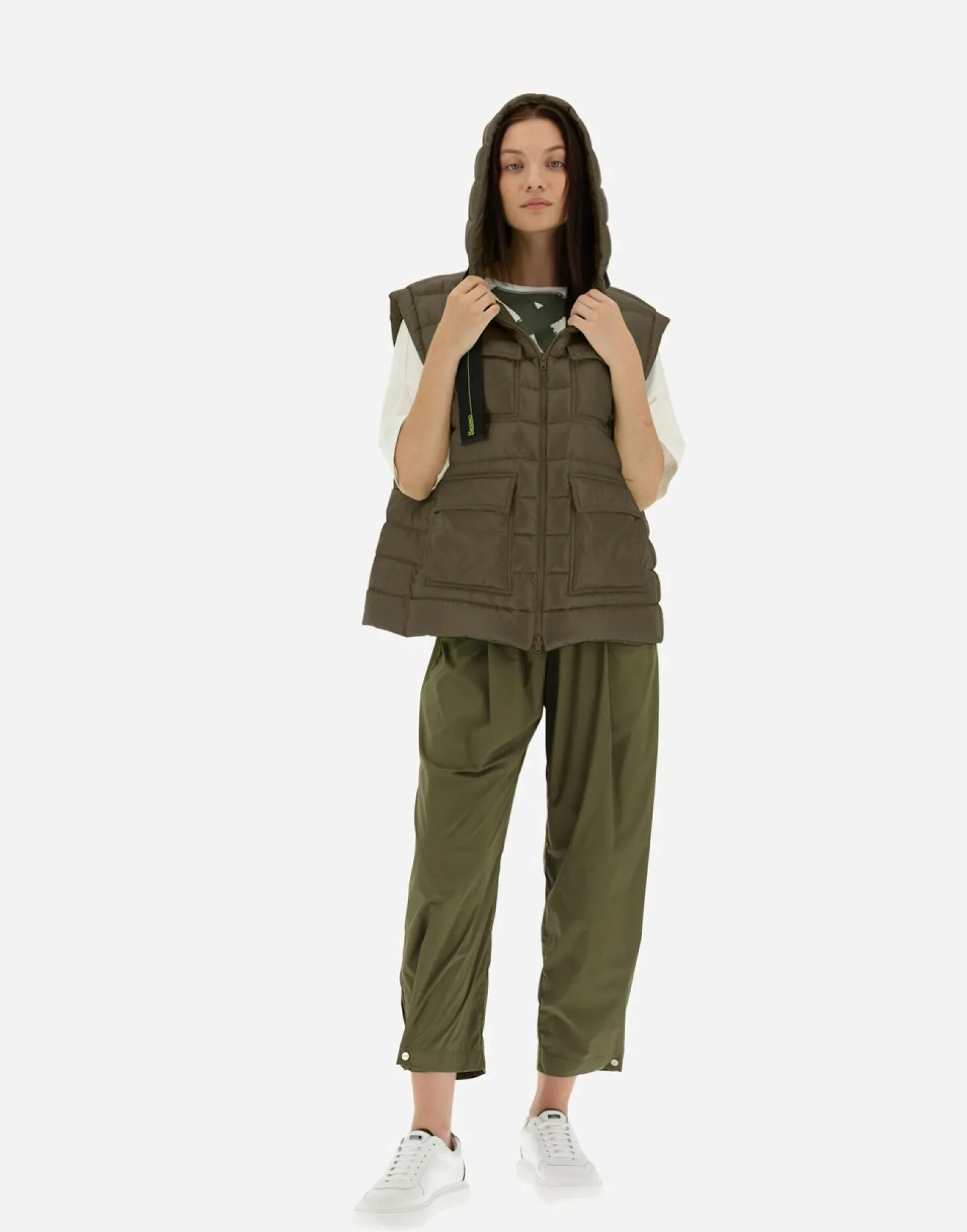 Herno Waistcoat In Nylon Ultralight