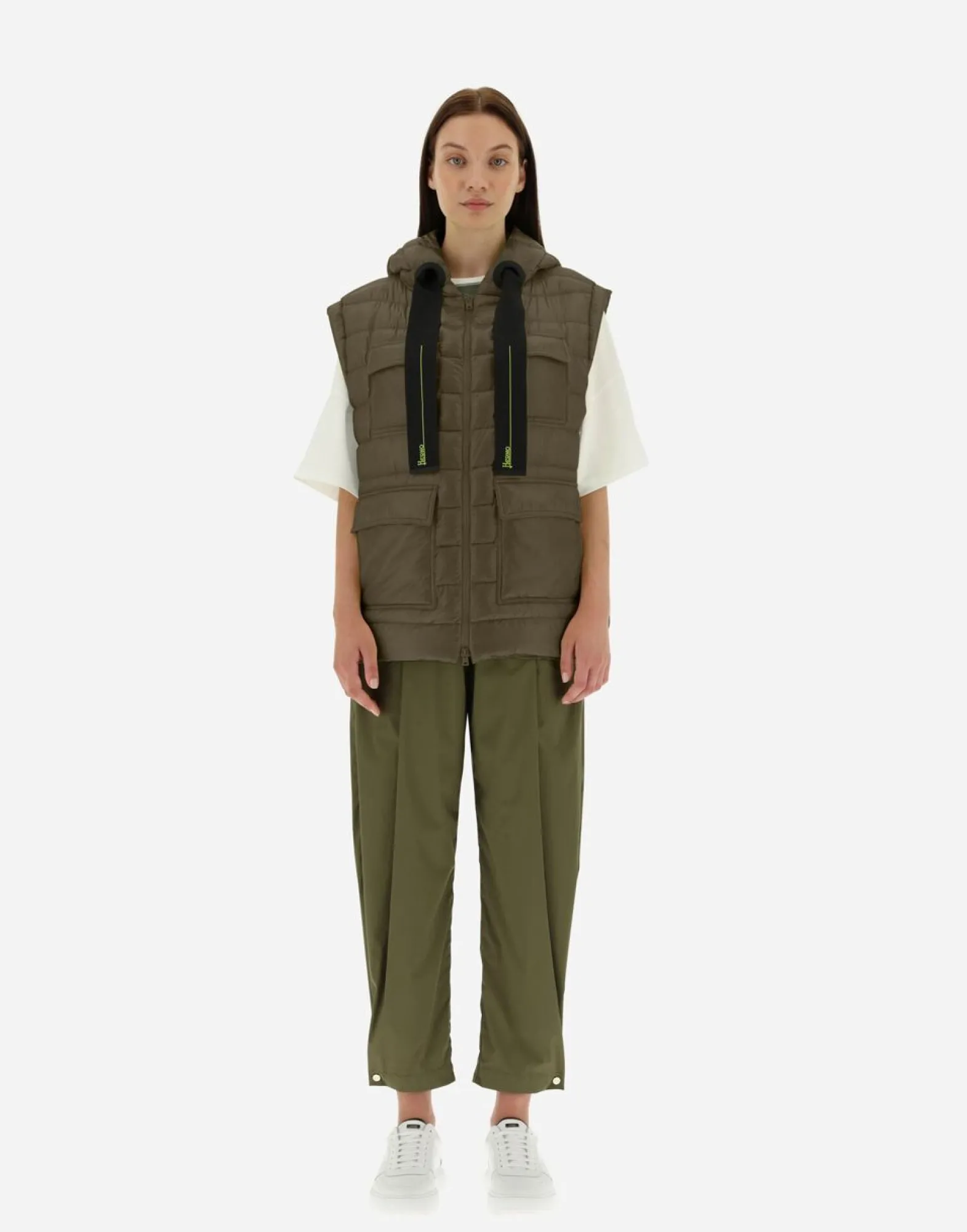 Herno Waistcoat In Nylon Ultralight