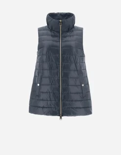 Herno Waistcoat In Nylon Ultralight & New Techno Taffeta
