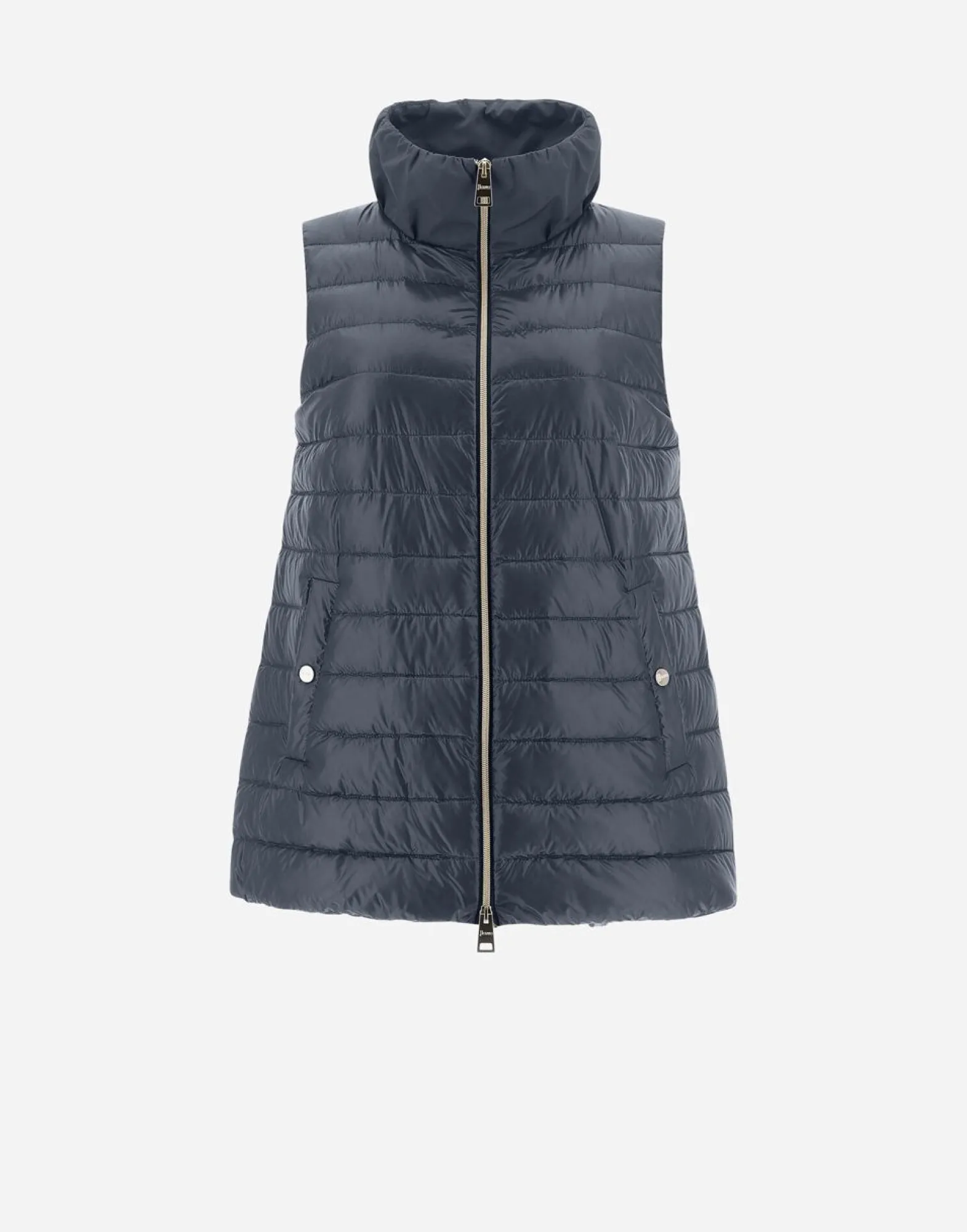 Herno Waistcoat In Nylon Ultralight & New Techno Taffeta