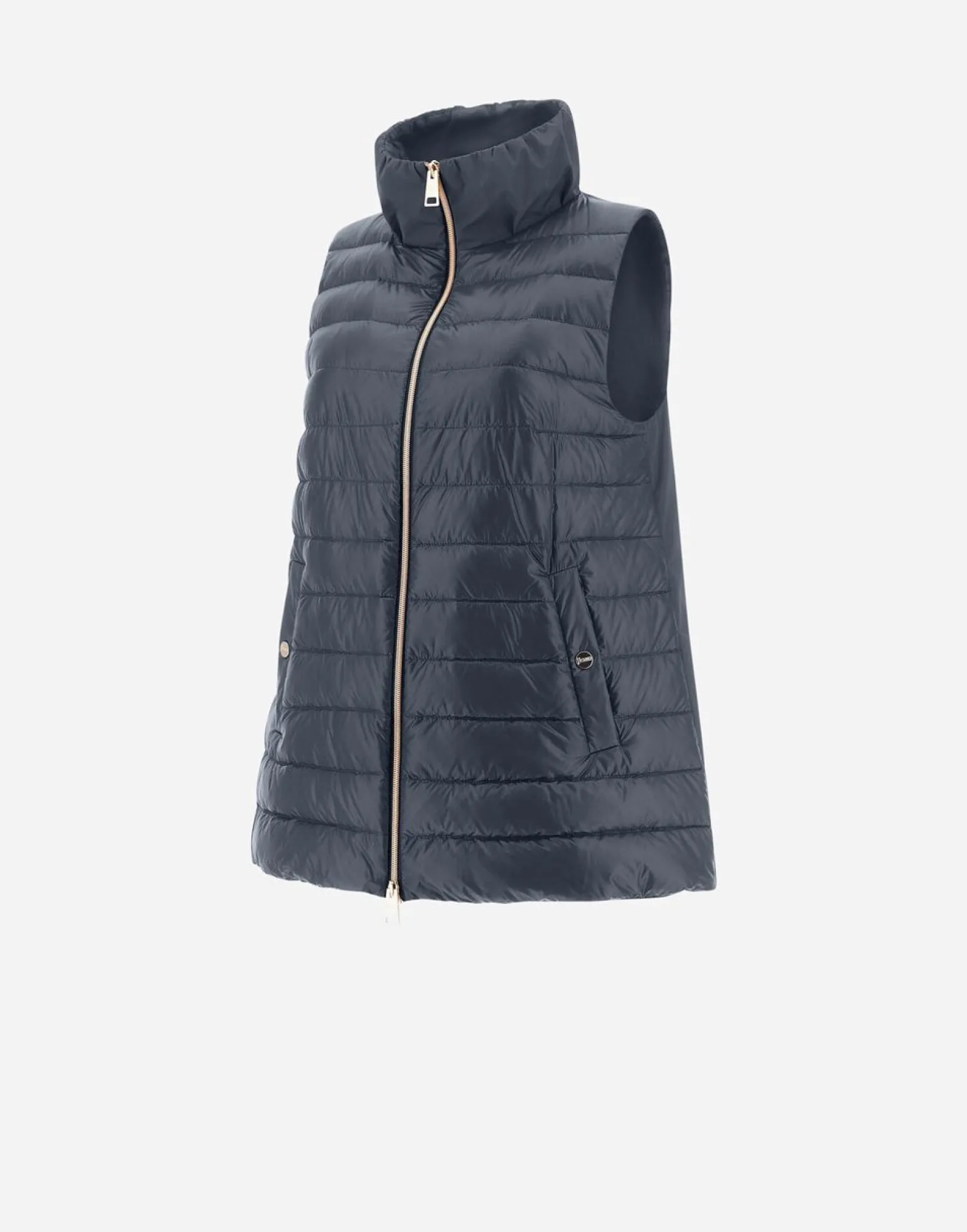Herno Waistcoat In Nylon Ultralight & New Techno Taffeta