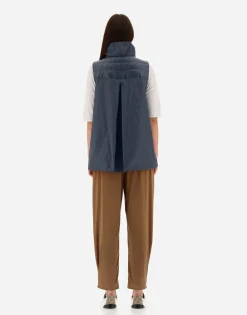 Herno Waistcoat In Nylon Ultralight & New Techno Taffeta