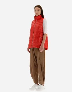 Herno Waistcoat In Nylon Ultralight & New Techno Taffeta