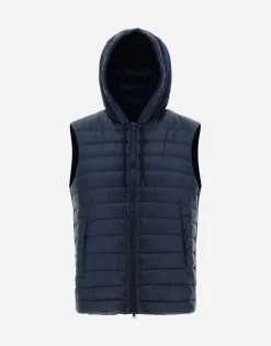 Herno Waistcoat In Nylon Ultralight & Fleece