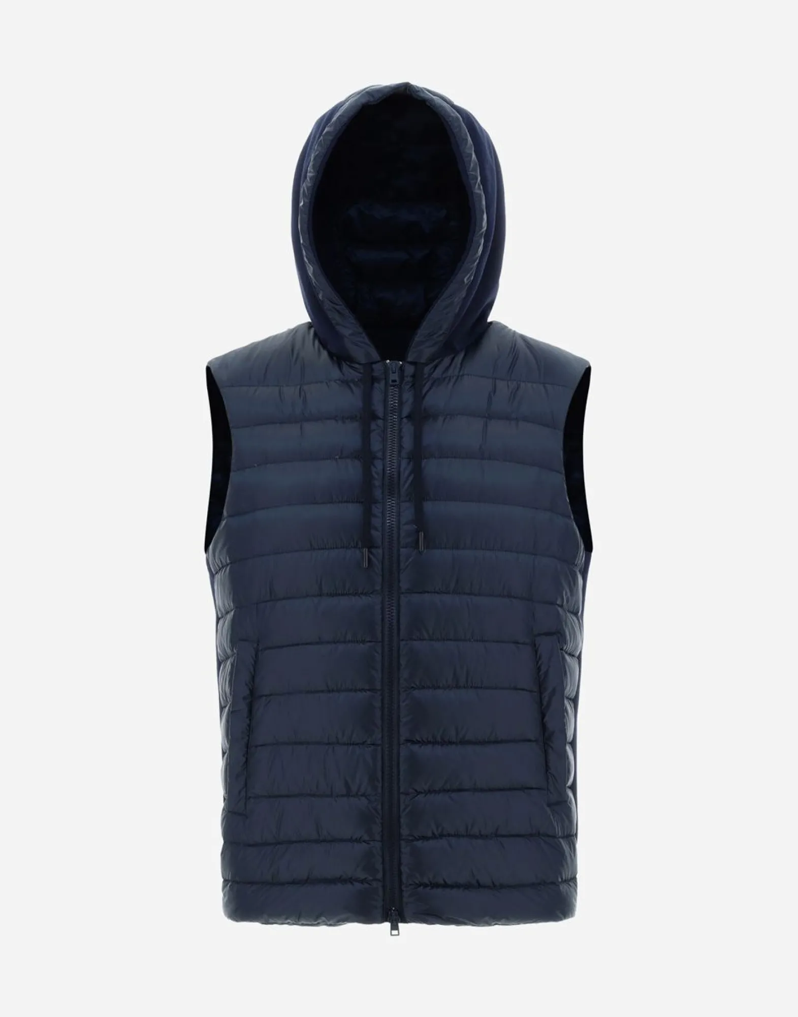 Herno Waistcoat In Nylon Ultralight & Fleece