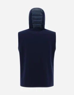 Herno Waistcoat In Nylon Ultralight & Fleece