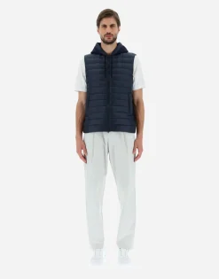 Herno Waistcoat In Nylon Ultralight & Fleece