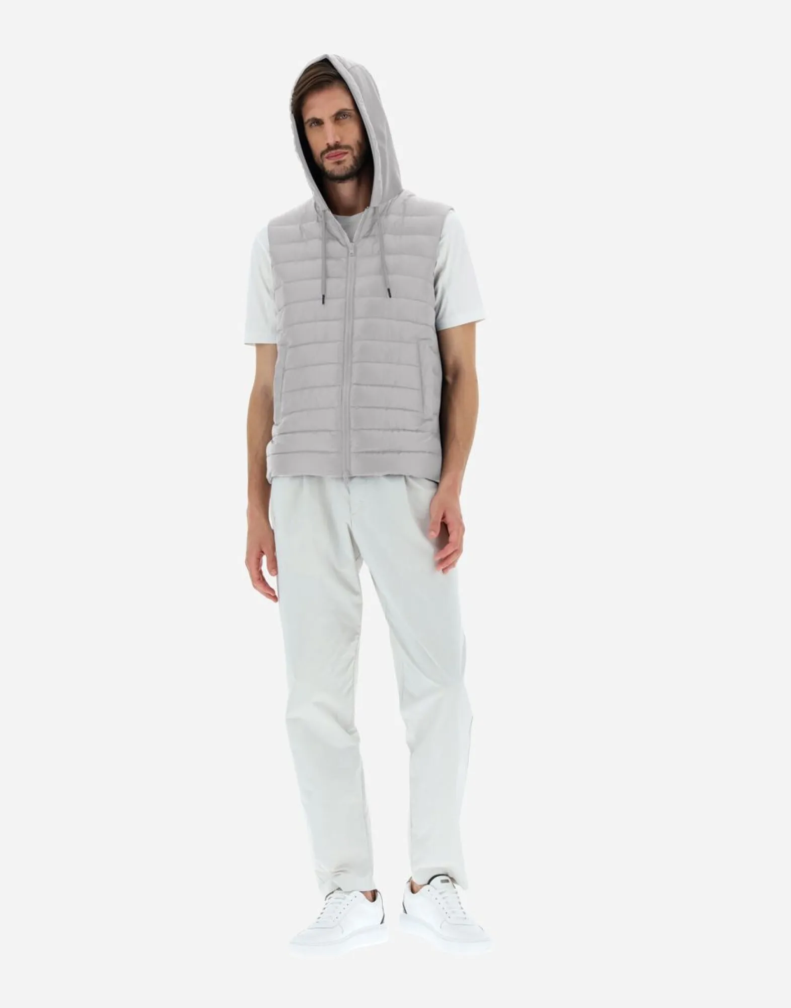 Herno Waistcoat In Nylon Ultralight & Fleece