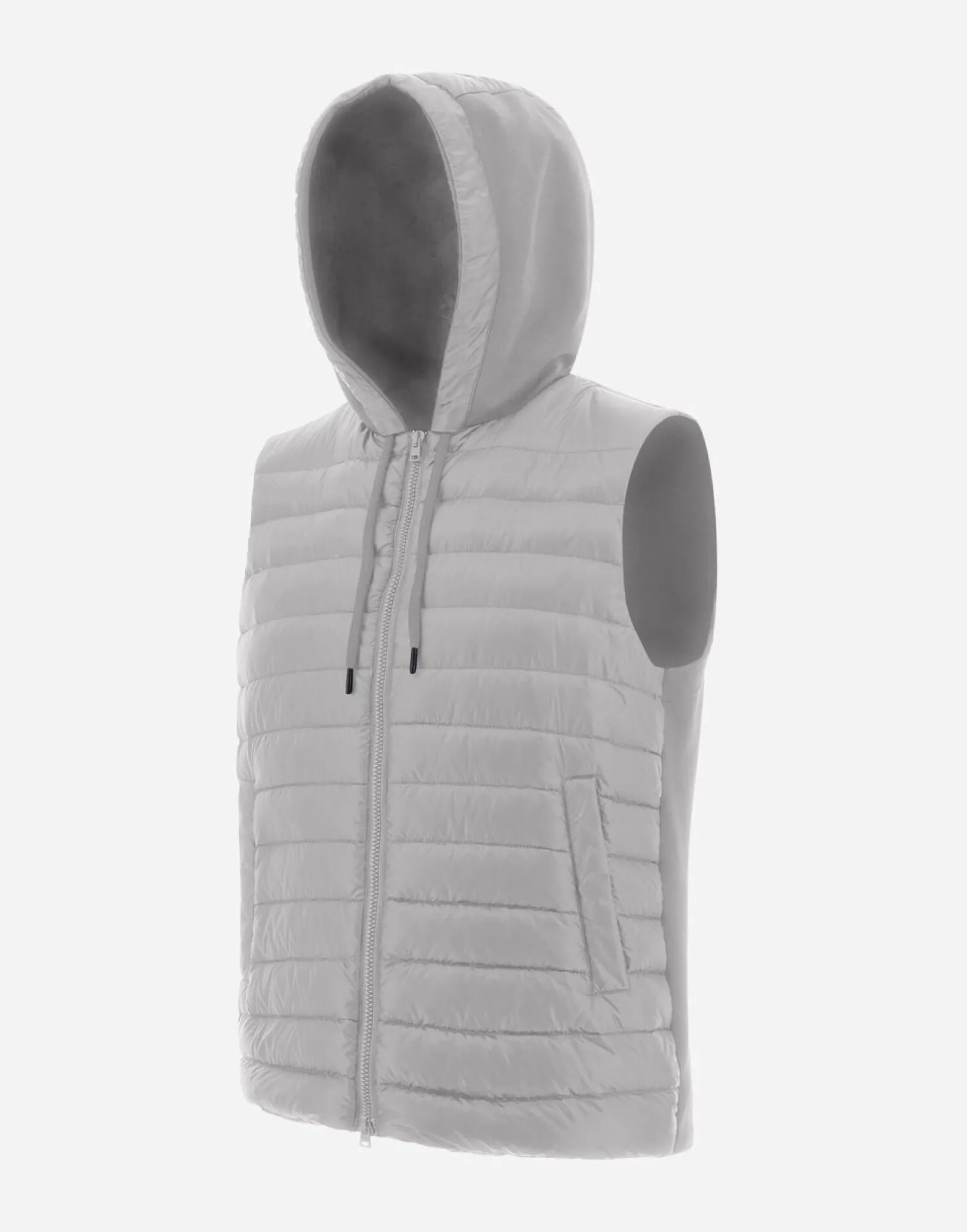 Herno Waistcoat In Nylon Ultralight & Fleece