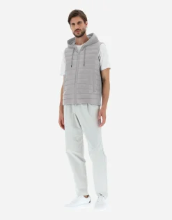 Herno Waistcoat In Nylon Ultralight & Fleece
