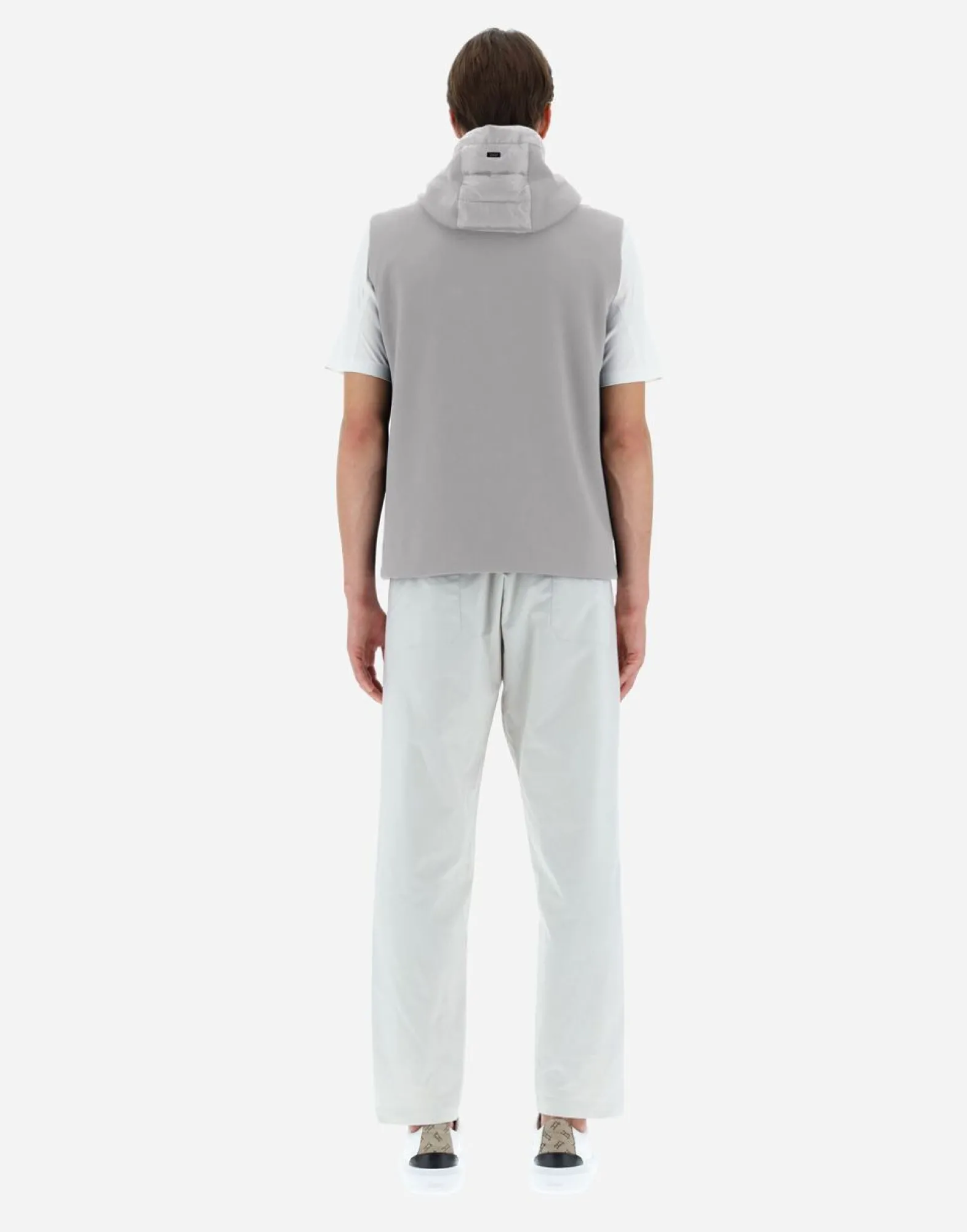Herno Waistcoat In Nylon Ultralight & Fleece