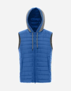 Herno Waistcoat In Nylon Ultralight & Fleece
