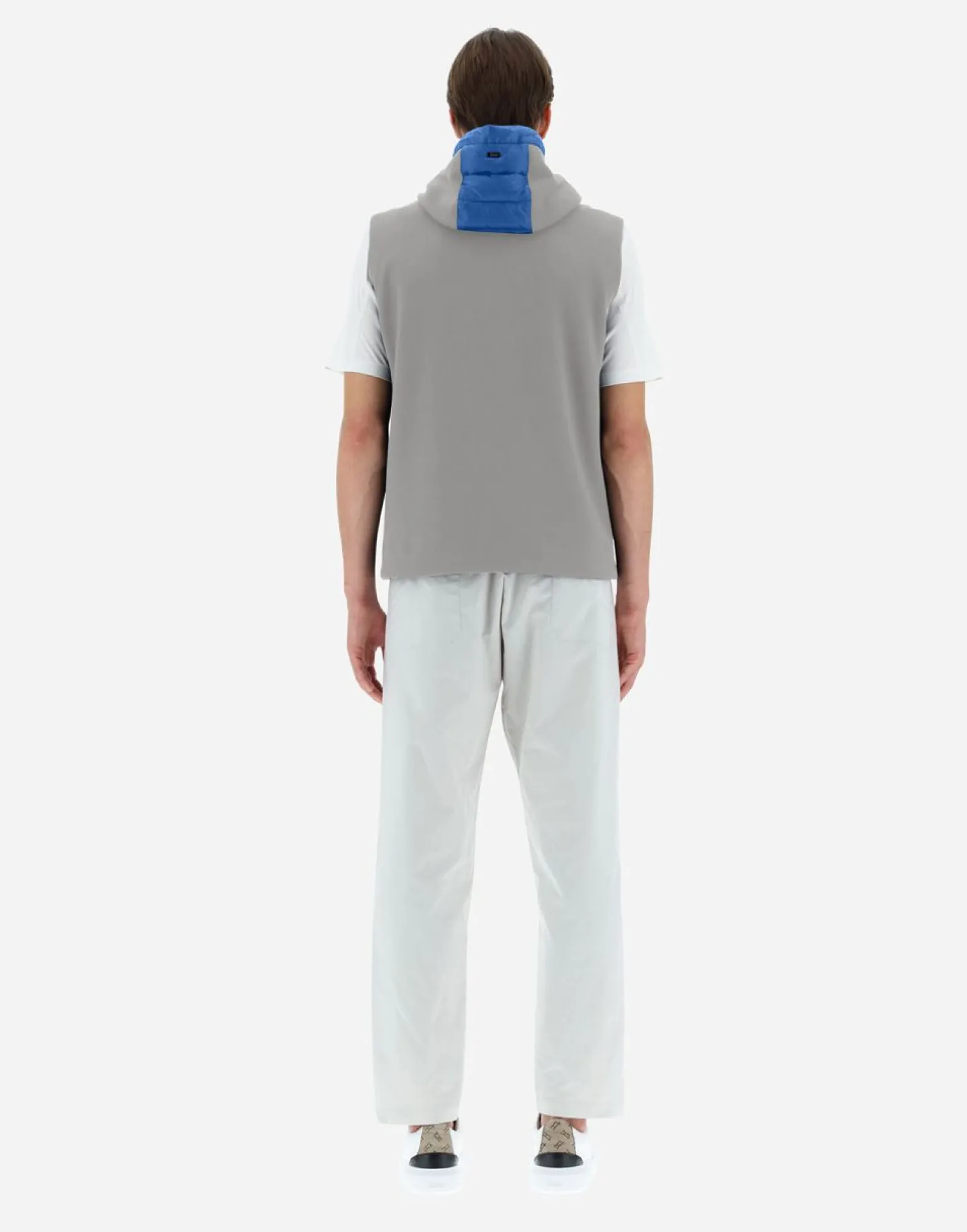 Herno Waistcoat In Nylon Ultralight & Fleece